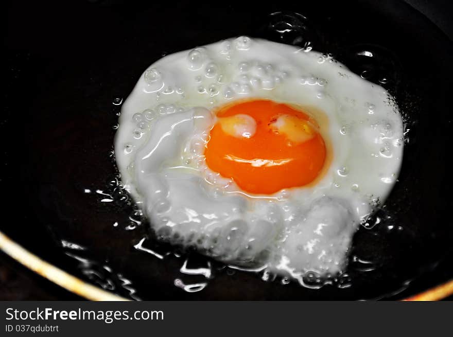 Smiled Fried Egg