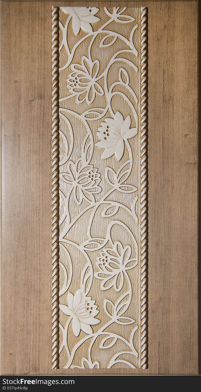 Wood block for decoration and interiors