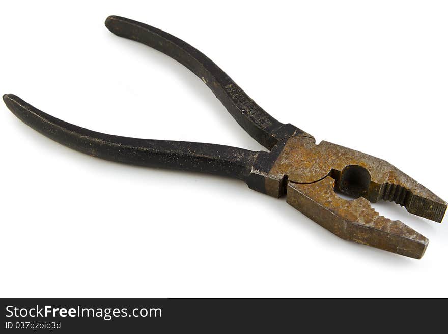 Rusty old pliers