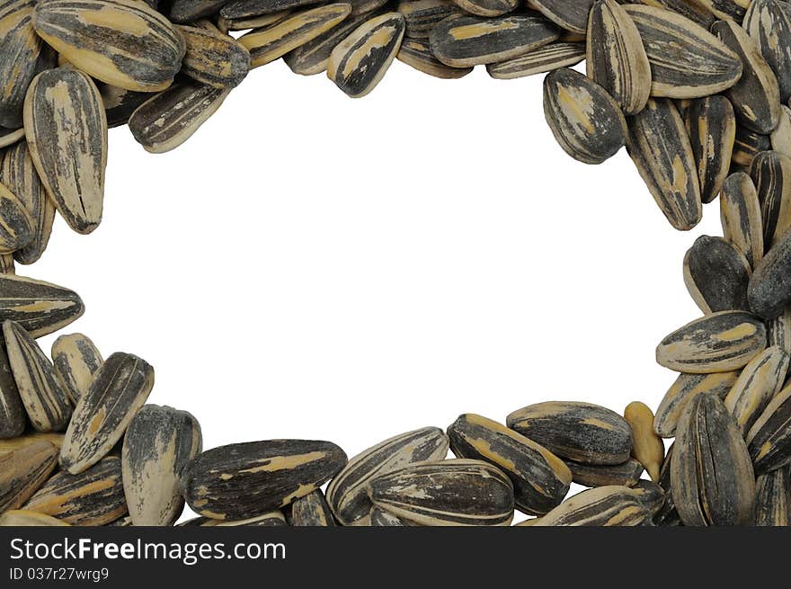 Frame Sunflower seeds