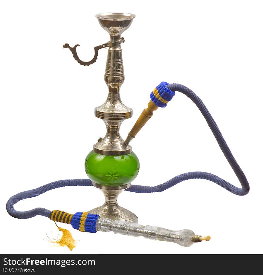 Hookah on a white background