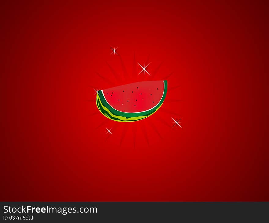 Red watermelon