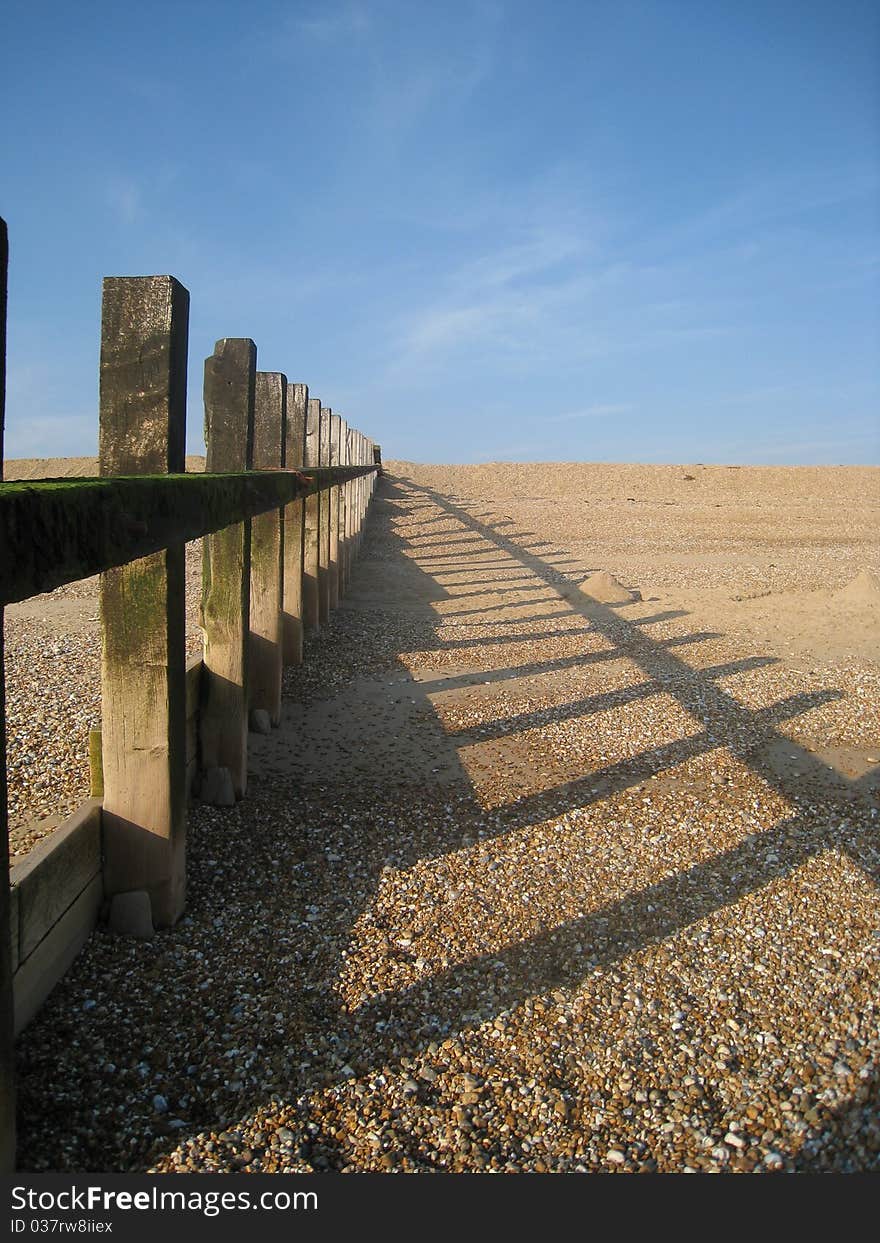 Beach Groyne Wave