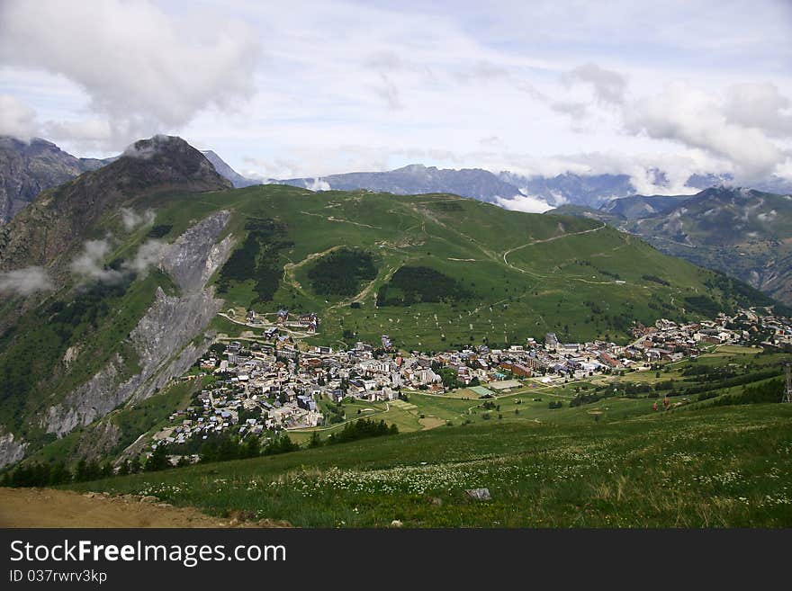 Two Alps in France