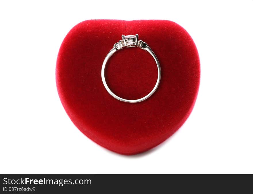 Valentines Day Ring With Heart Box