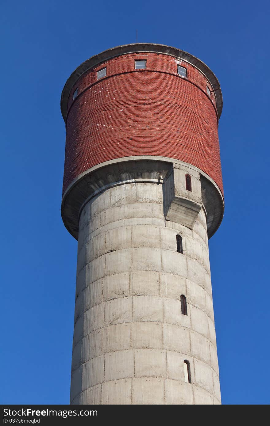 Old water tower in Bulgaria.