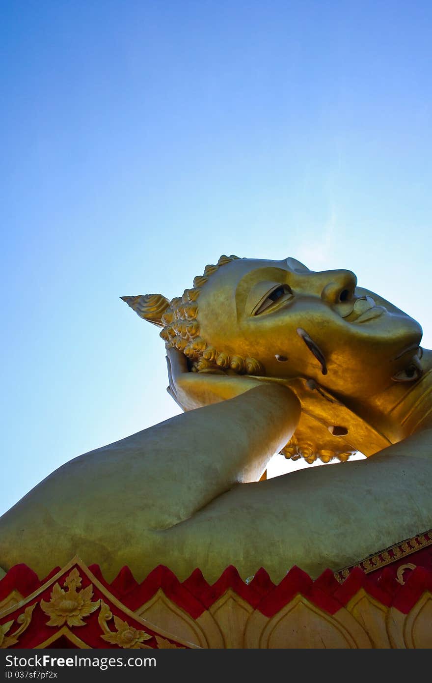 Reclining Buddha In Chiang Mai