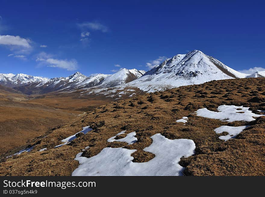 Plateau vast wilderness of charming scenery. Plateau vast wilderness of charming scenery