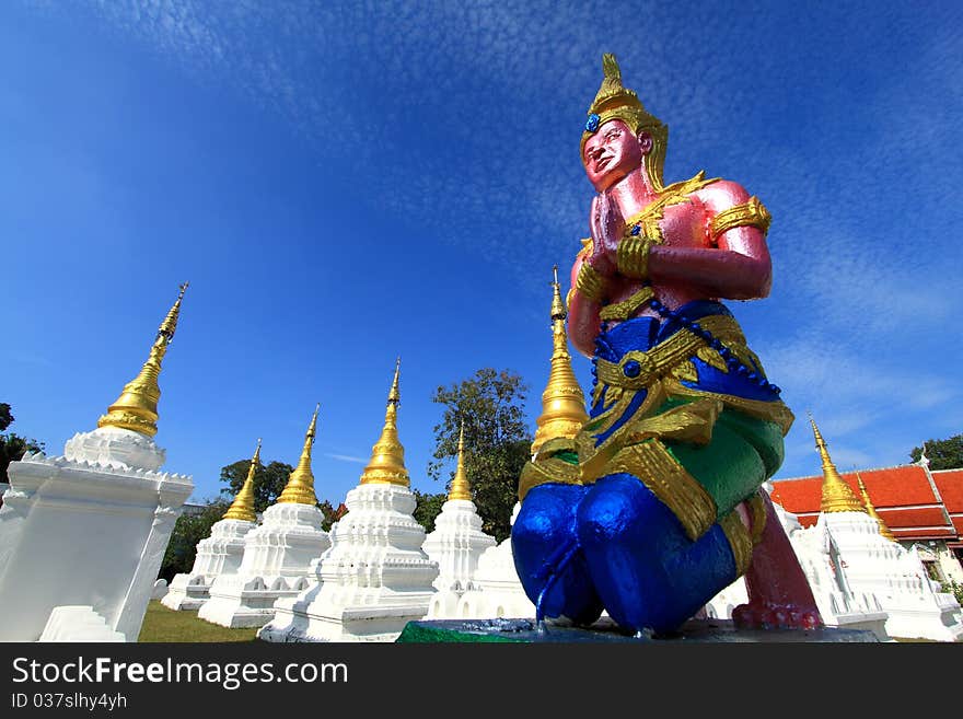 Wat Chaydee sown in Lampang Provence. Wat Chaydee sown in Lampang Provence.