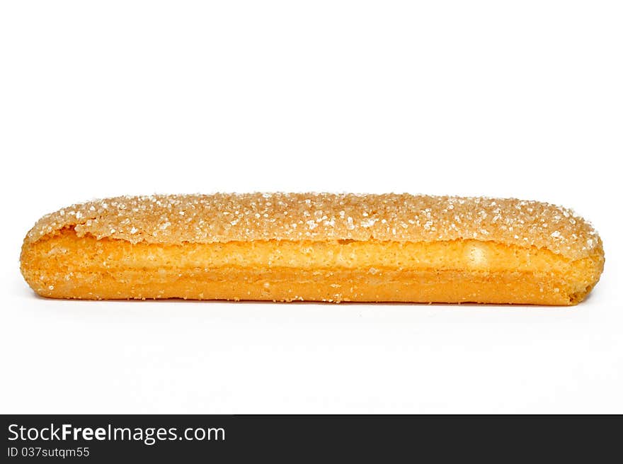 Isolated biscuit on white background. Isolated biscuit on white background