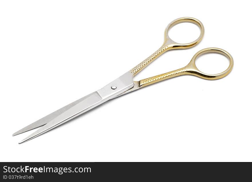 New scissors isolated on white