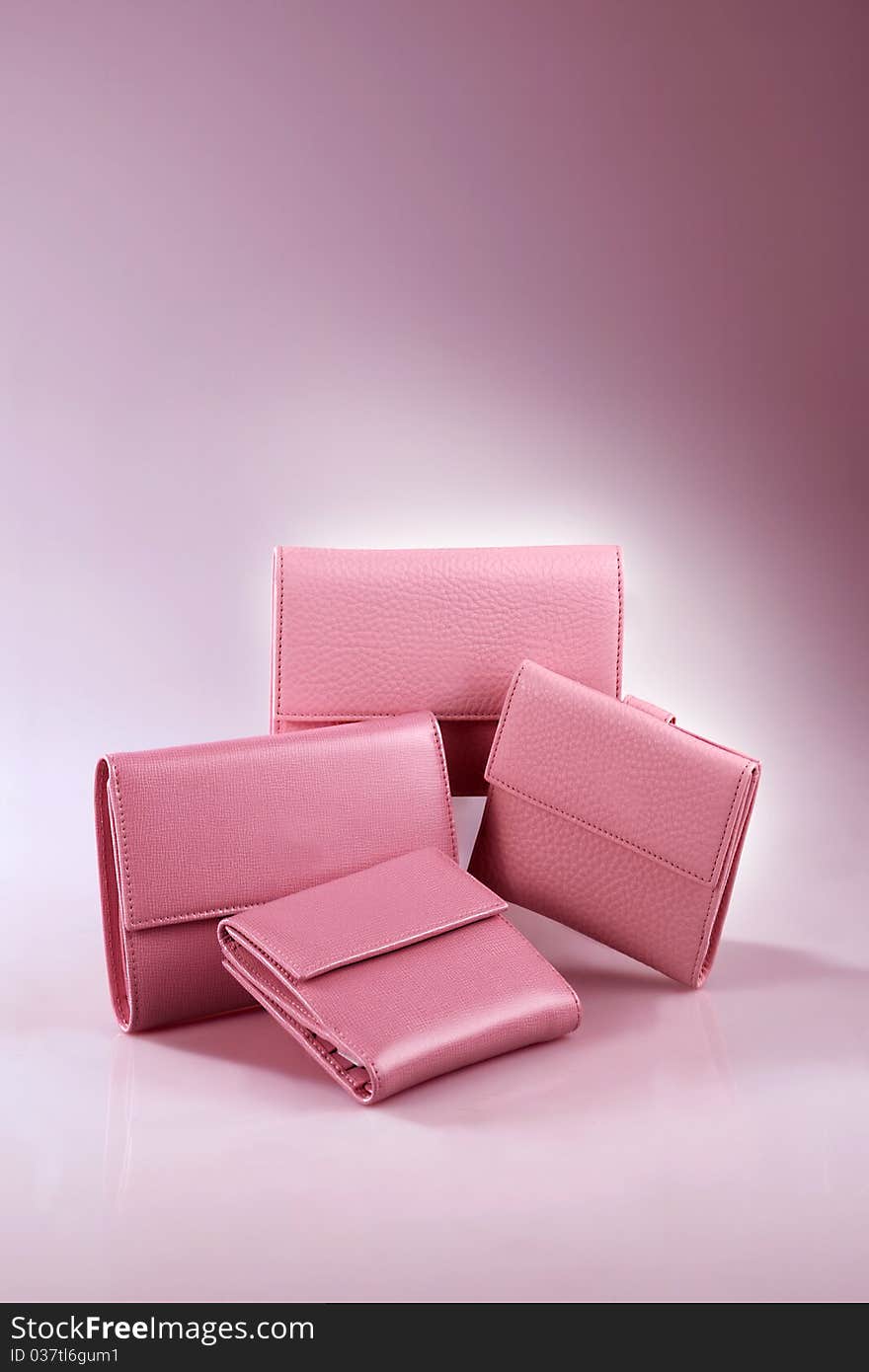 Pink wallet