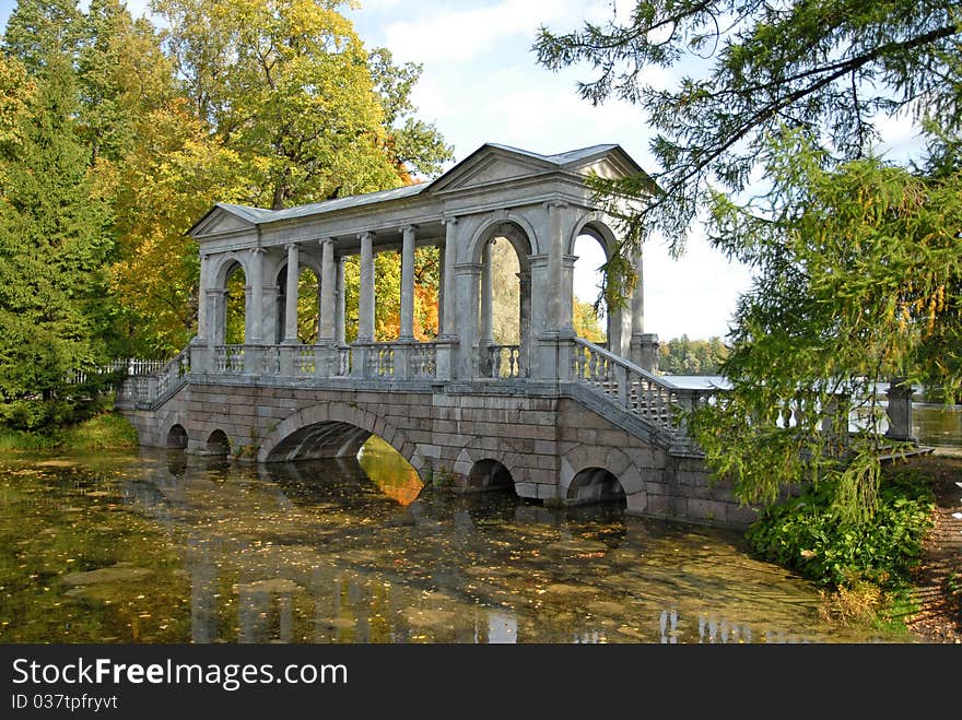 Bridge near Ekaterininsky Dvorets,Pushkin,RF