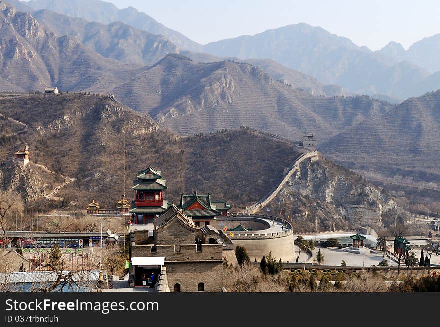 Defense project in ancient China - the Great Wall.