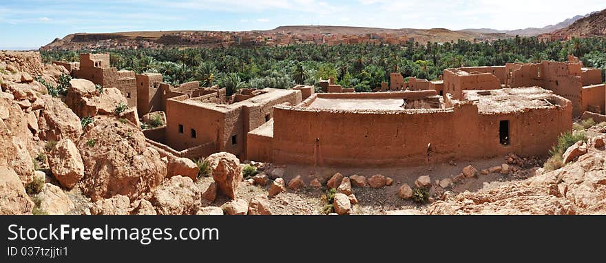 Old Kasbah in Todra Gorge