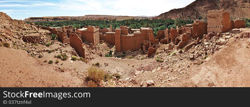 Old Kasbah in Todra Gorge