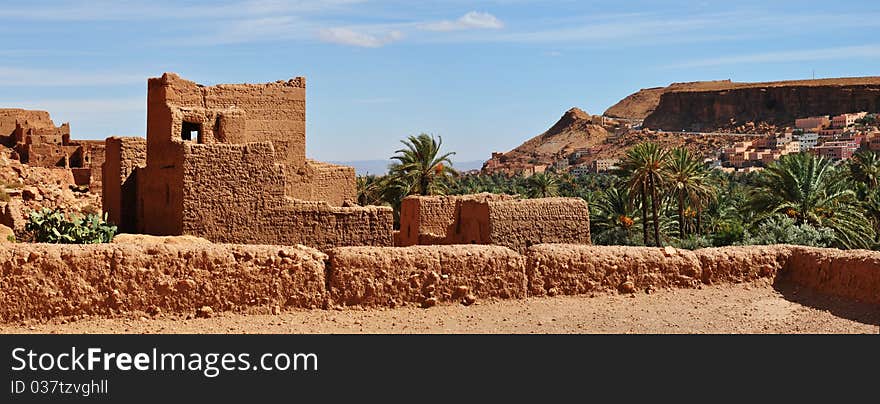 Old Kasbah in Todra Gorge