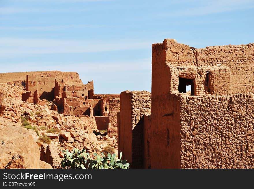 Old Kasbah in Todra Gorge