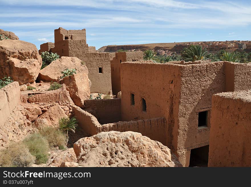 Old Kasbah in Todra Gorge