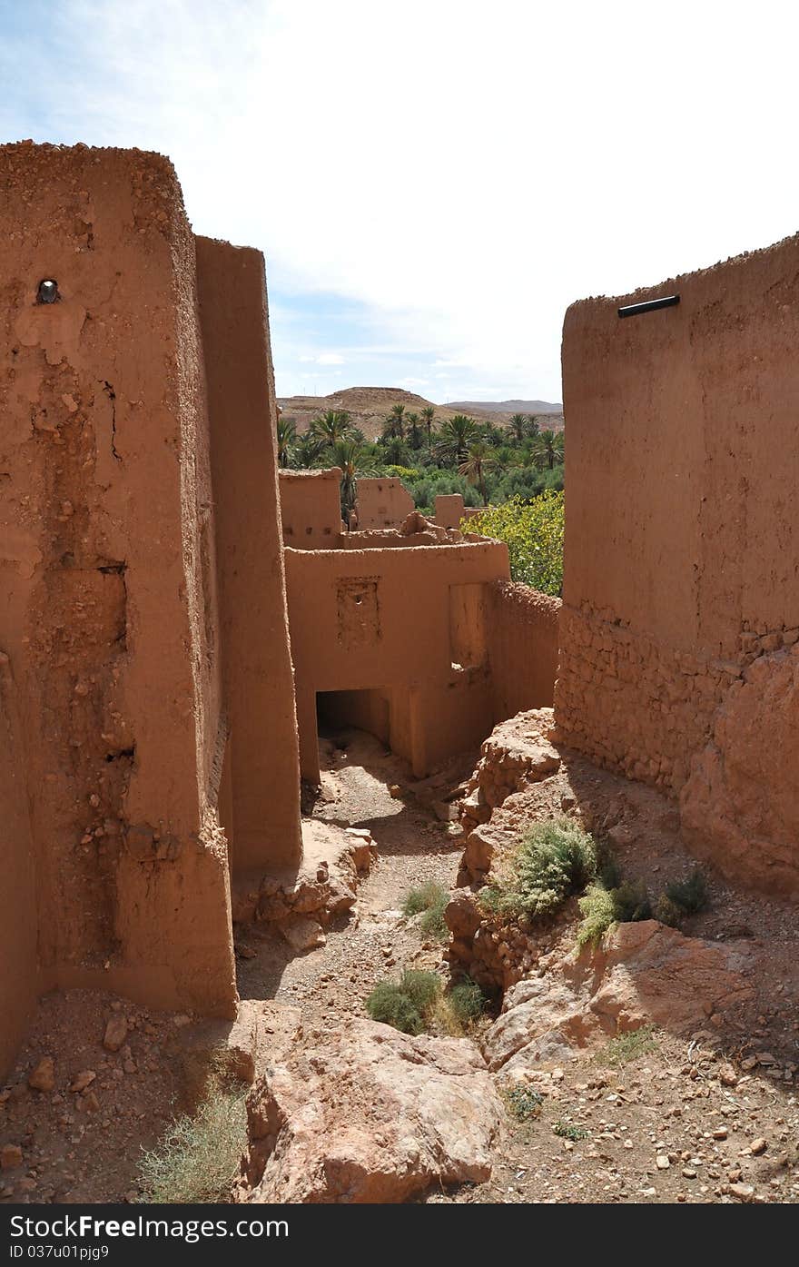 Old Kasbah in Todra Gorge