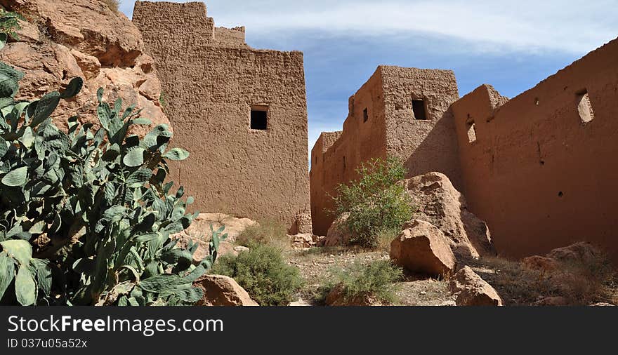 Old Kasbah in Todra Gorge