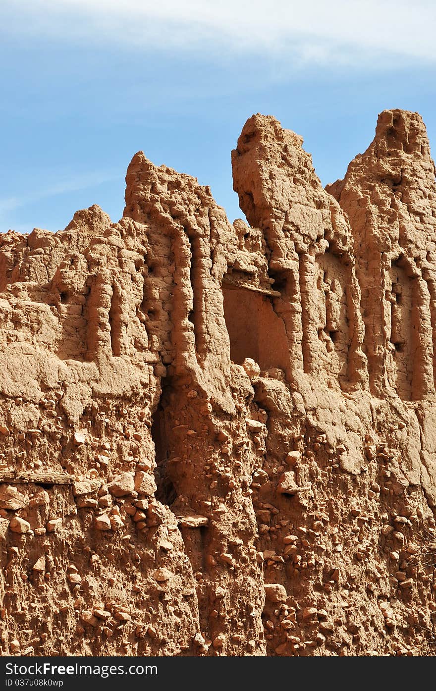 Old Kasbah in Todra Gorge