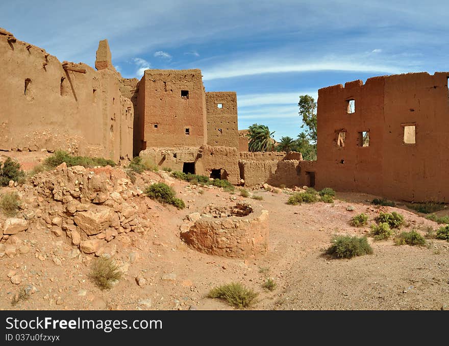 Old Kasbah in Todra Gorge