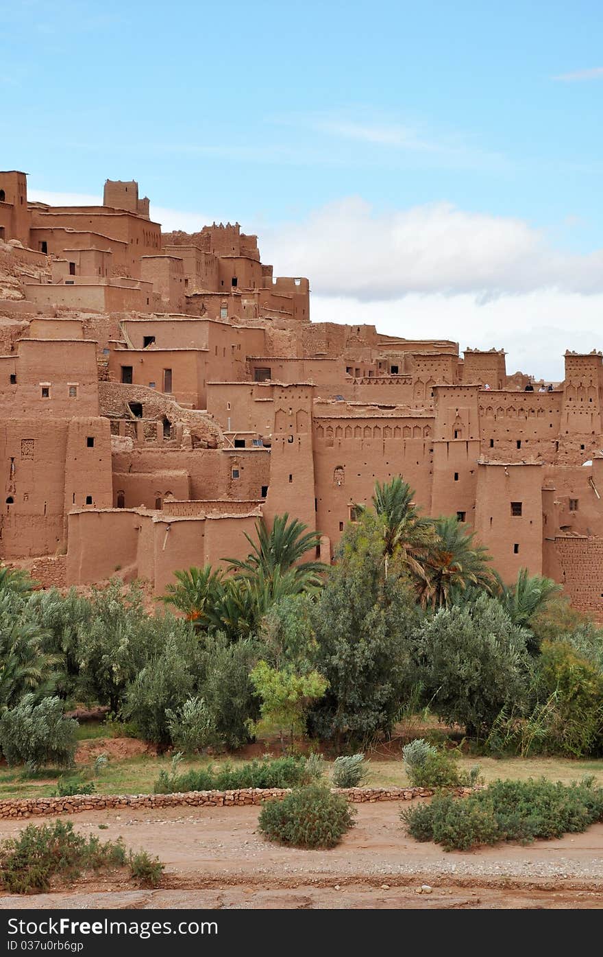 Old Kasbah in city of ouarzazate