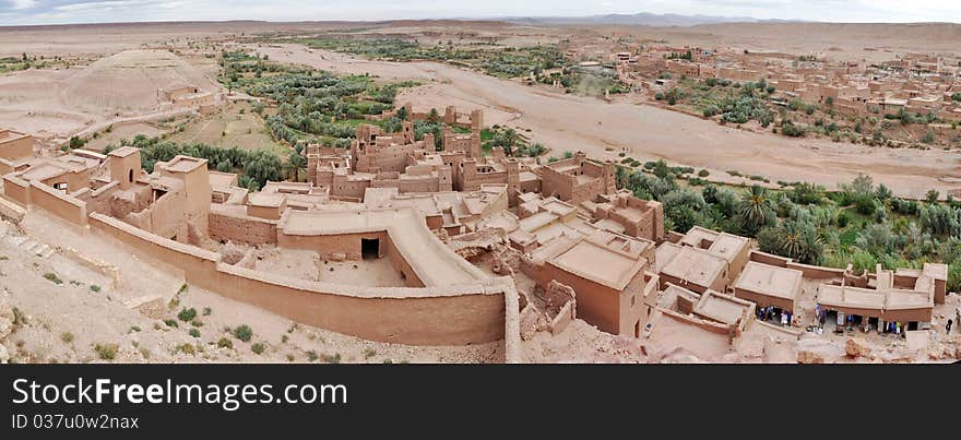 Old Kasbah in city of ouarzazate