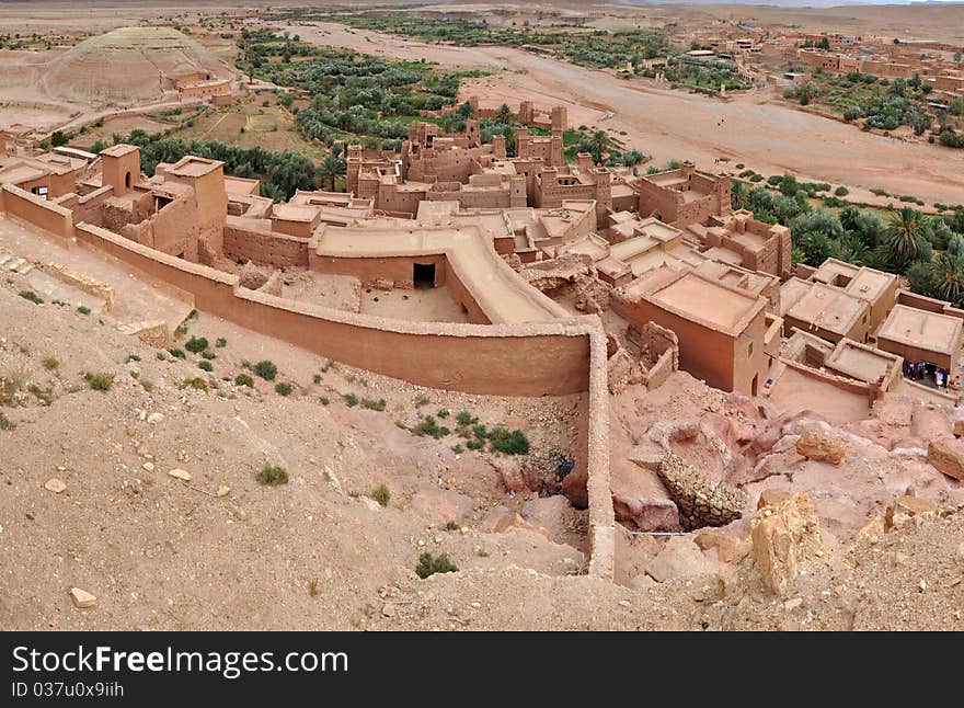 Old Kasbah in city of ouarzazate