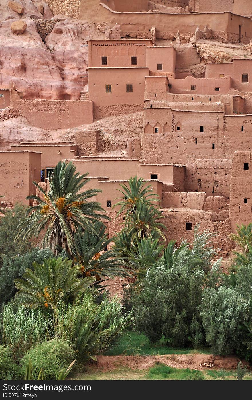 Old Kasbah in city of ouarzazate