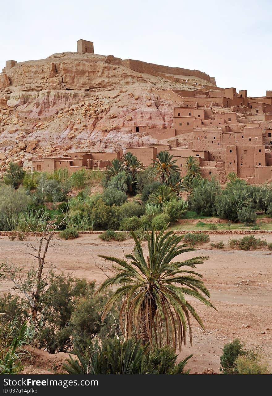 Old Kasbah in city of ouarzazate