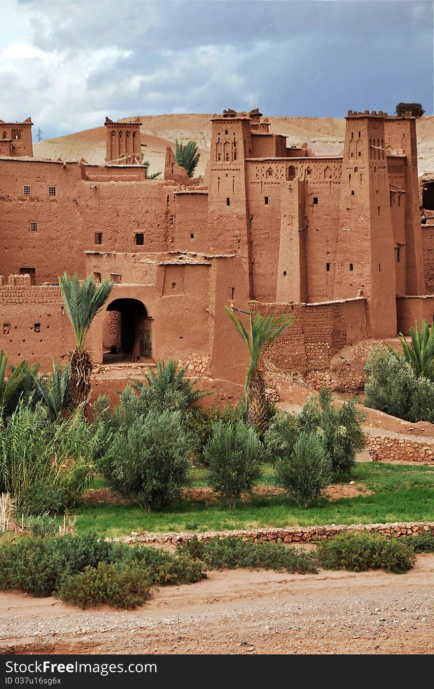 Old Kasbah in city of ouarzazate