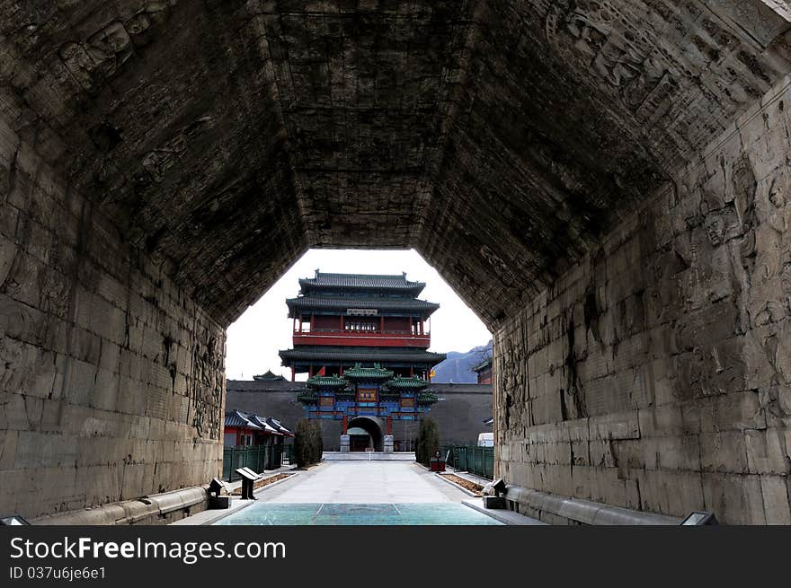 Defense project in ancient China - the Great Wall.