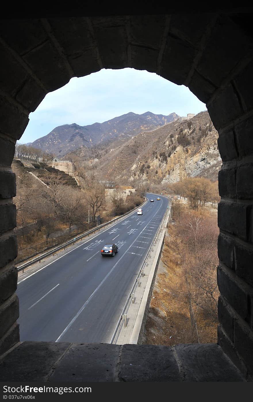 Defense project in ancient China - the Great Wall.