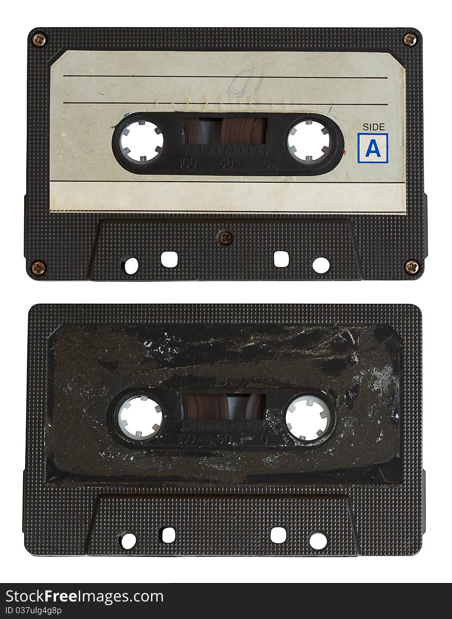 Audio Cassette Isolated