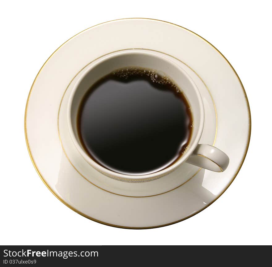 Closeup of Cup of Coffee.