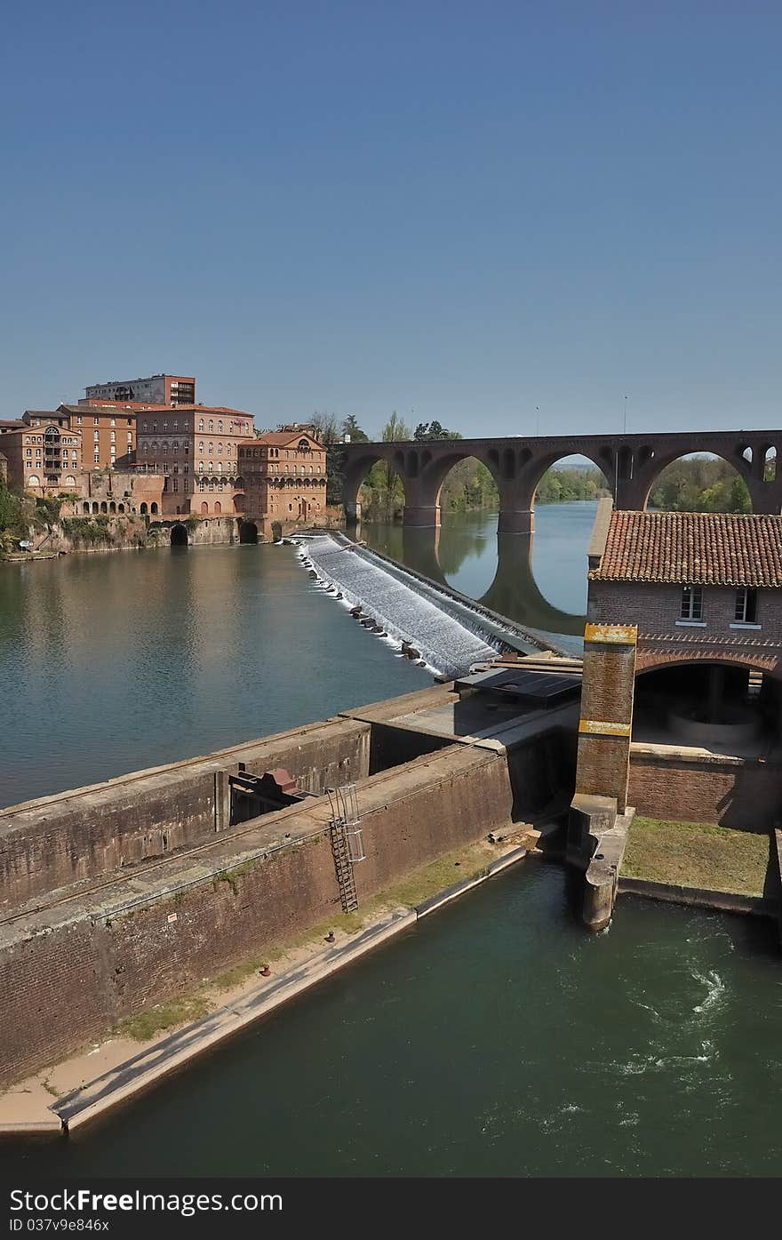 A bridge across the tarn(france)