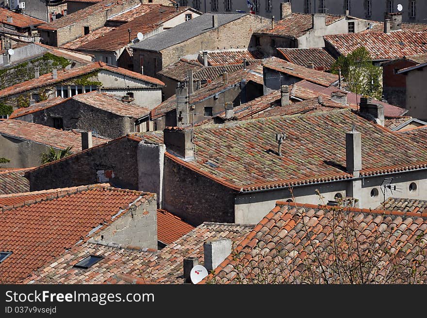 Landscape of roofs