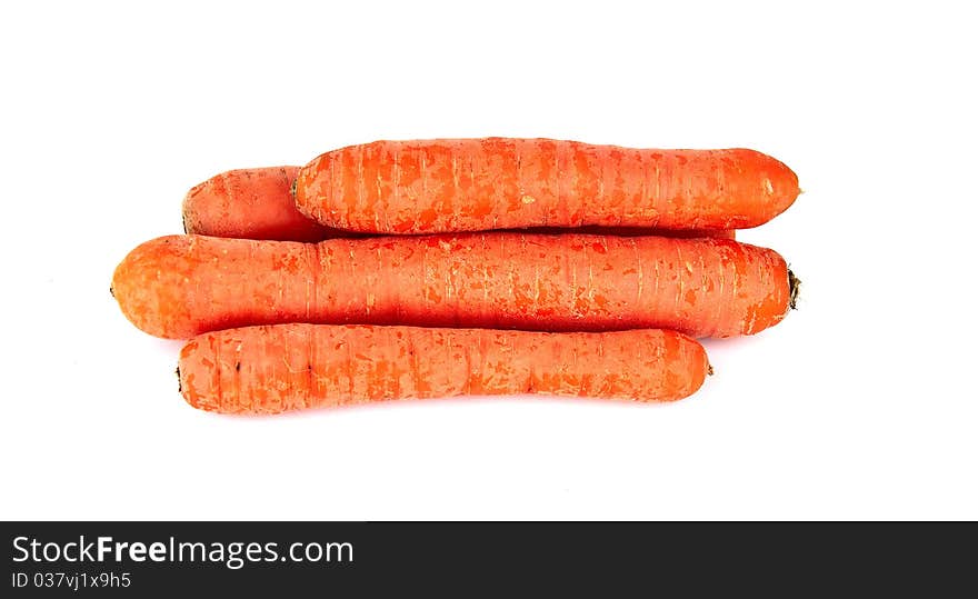 Carrot isolated on white background. Carrot isolated on white background.