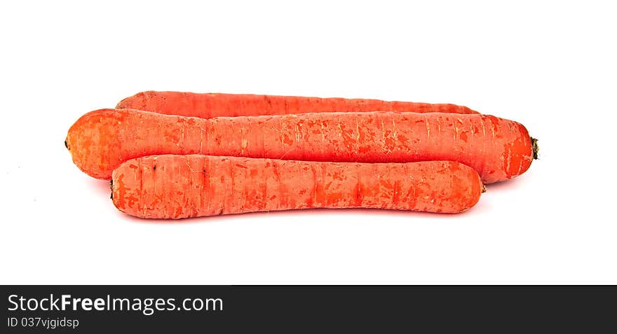 Carrot isolated on white background. Carrot isolated on white background.