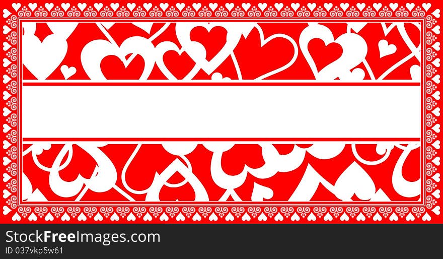 Design of greeting card background