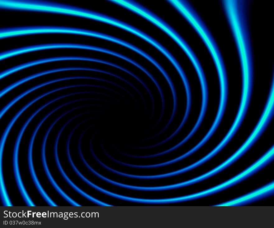 Blue Spiral