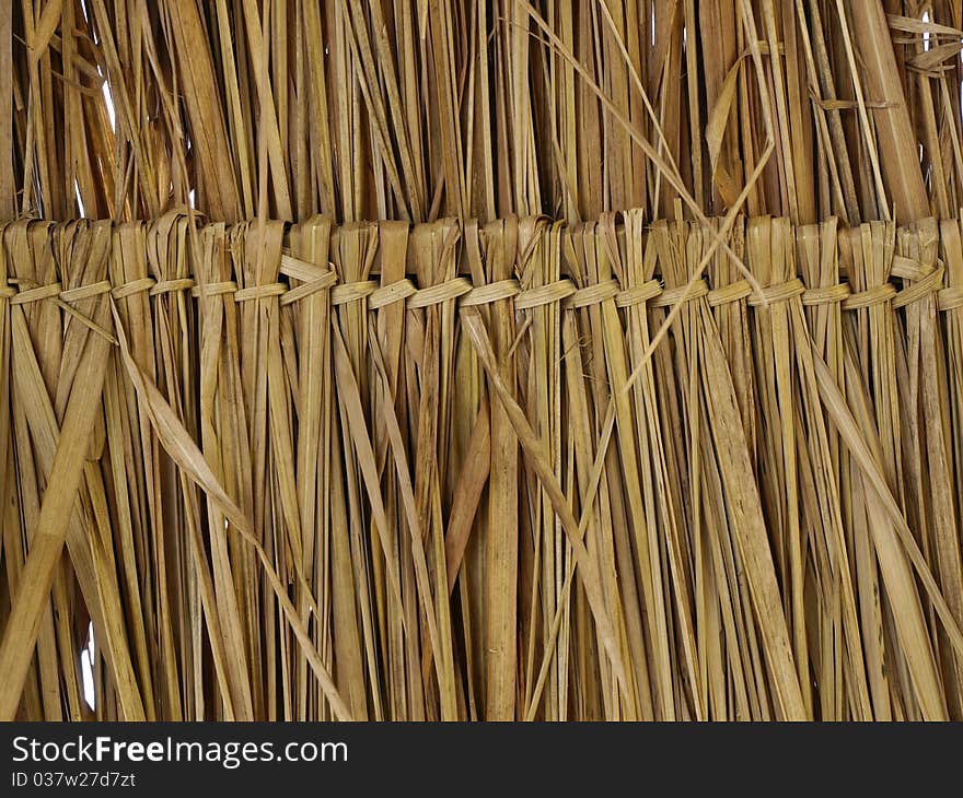 This is texture of thatch roof