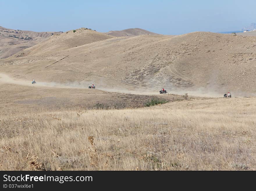 Speedy race through steppe