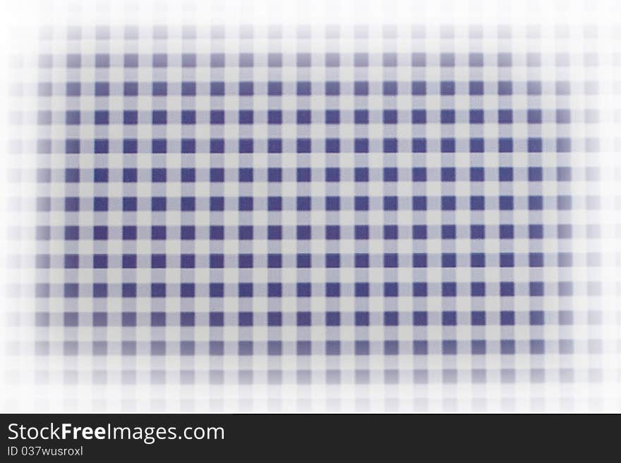 Checkered background in blue and white with white borders