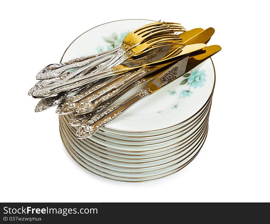 Stack Of Dishware