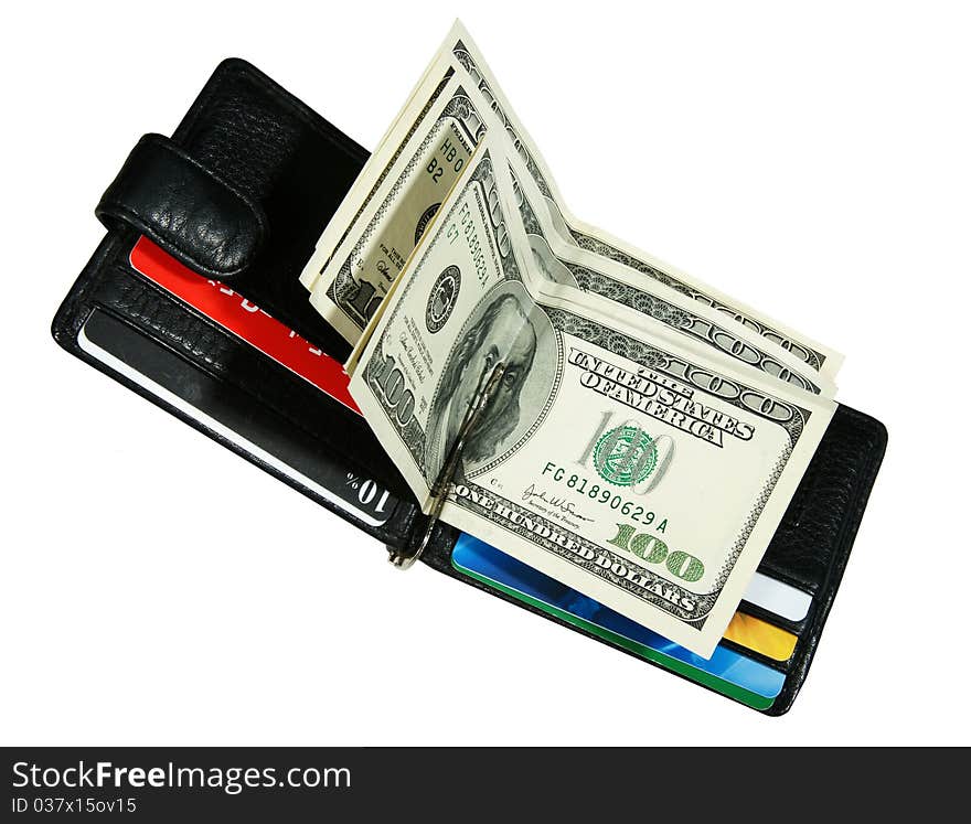 Wallet With Dollars