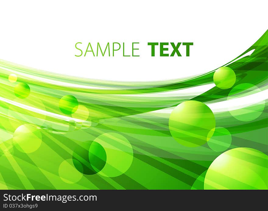 Abstract background with green shapes. Abstract background with green shapes