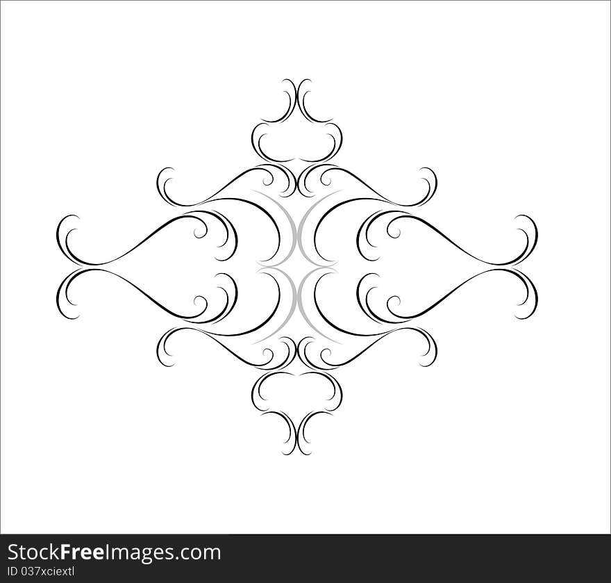 Element for design, vector pattern